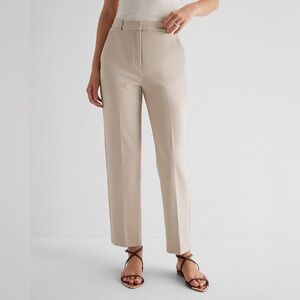 Express Editor Straight Ankle Super High Rise Pant